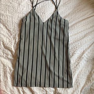 Black & White striped Dress